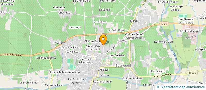 localisation de l'entreprise MADAME MARIE-CLAUDE HEISSLER  SAINT-NICOLAS-DE-BOURGUEIL