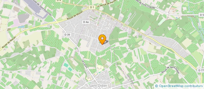 localisation de l'entreprise MADAME MARIE CLAUDE HOIZEY  SAINT-DIDIER