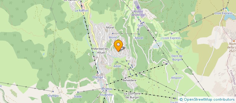 localisation de l'entreprise MADAME MARIE-CLAUDE JAT  LES ALLUES