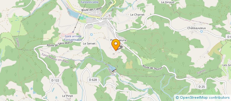 localisation de l'entreprise MADAME MARIE-CLAUDE JOANNIN  YZERON