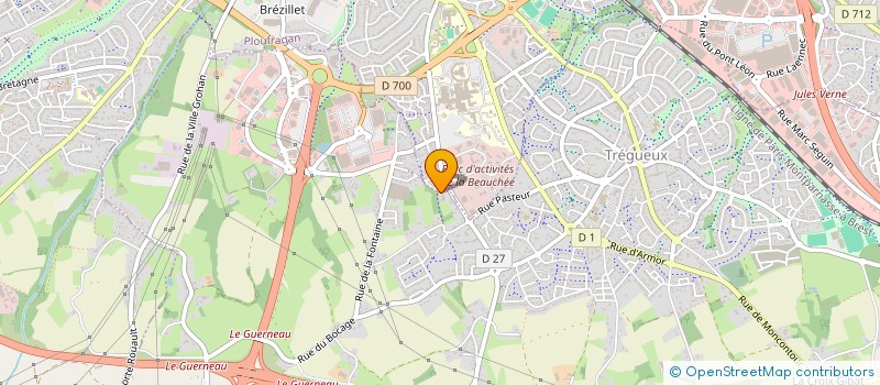 localisation de l'entreprise MADAME MARIE-CLAUDE JOYEUX à TREGUEUX