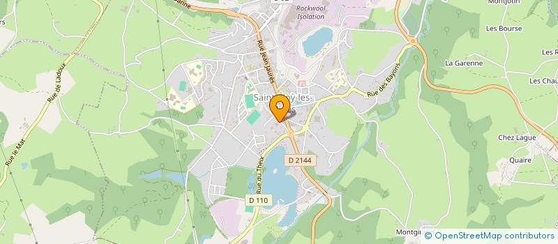 localisation de l'entreprise MADAME MARIE-CLAUDE LAFANECHERE  SAINT-ELOY-LES-MINES