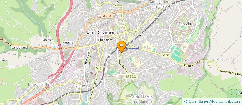 localisation de l'entreprise MADAME MARIE-CLAUDE LAFOND à SAINT-CHAMOND