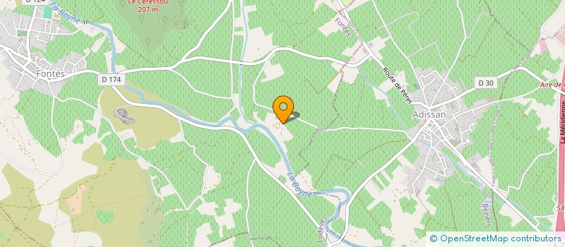 localisation de l'entreprise MADAME MARIE CLAUDE LARRONDO  FONTES