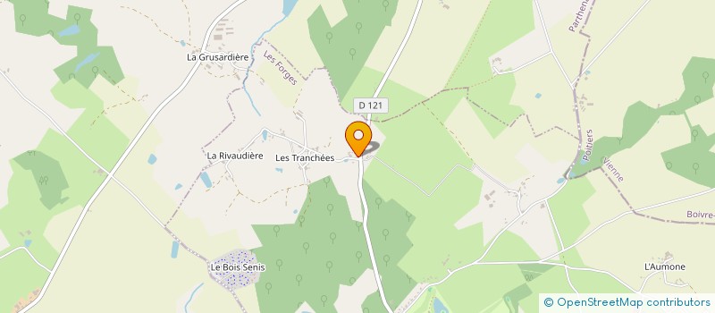 localisation de l'entreprise MADAME MARIE-CLAUDE LAURENT  LES FORGES