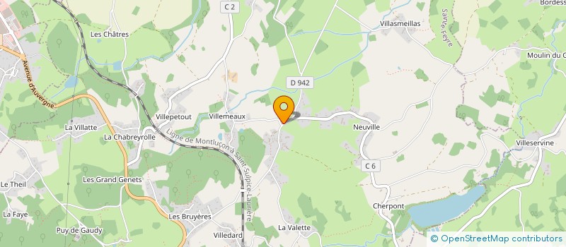 localisation de l'entreprise MADAME MARIE-CLAUDE LAVAUD à SAINTE-FEYRE