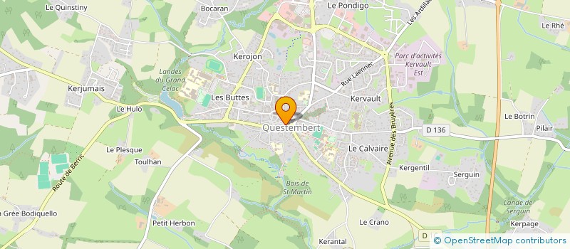 localisation de l'entreprise MADAME MARIE-CLAUDE LE TUMELIN à QUESTEMBERT