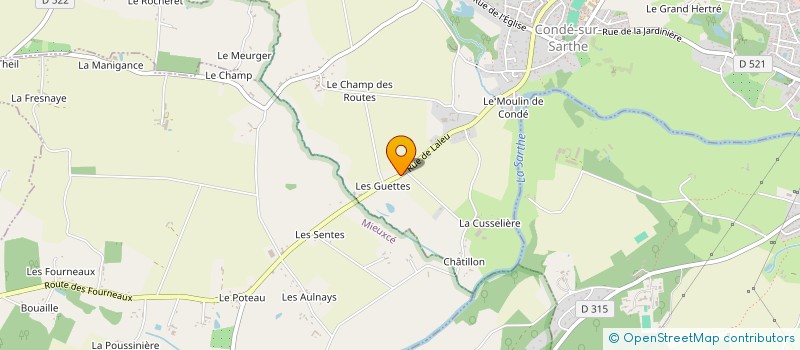 localisation de l'entreprise MADAME MARIE-CLAUDE LEBRET à ECOUVES
