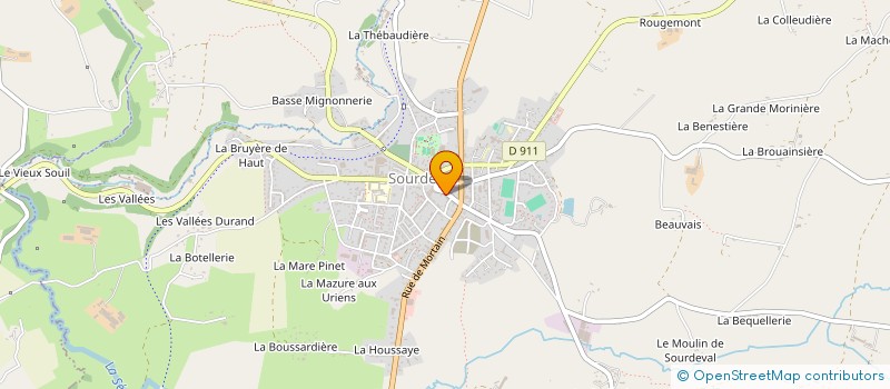 localisation de l'entreprise MADAME MARIE CLAUDE LERAY à SOURDEVAL