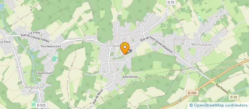 localisation de l'entreprise MADAME MARIE-CLAUDE LEROUX  CINQUEUX