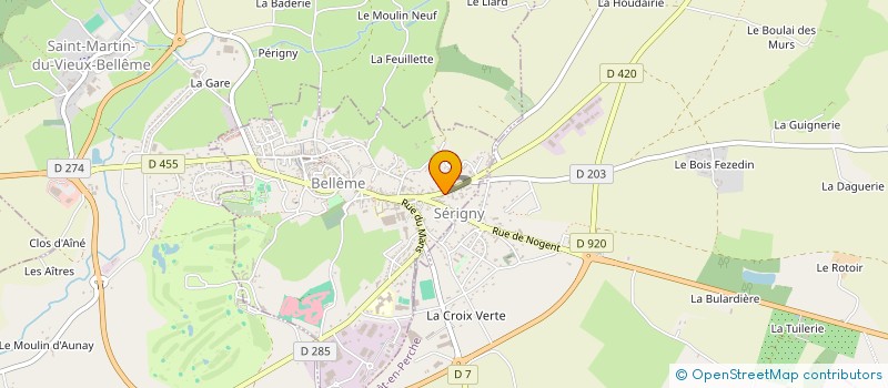 localisation de l'entreprise MADAME MARIE-CLAUDE LEVASSEUR à BELLEME