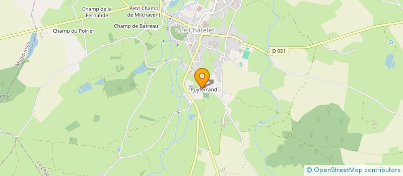 localisation de l'entreprise MADAME MARIE-CLAUDE LIGNEUL  LE CHATELET