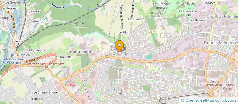 localisation de l'entreprise MADAME MARIE CLAUDE LOISEUR  SAINT-CYR-SUR-LOIRE