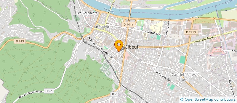 localisation de l'entreprise MADAME MARIE-CLAUDE LOZIER  ELBEUF