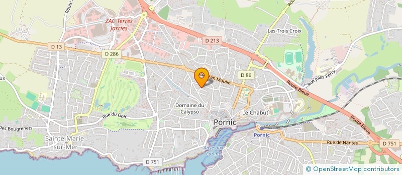 localisation de l'entreprise MADAME MARIE-CLAUDE MAHE à PORNIC