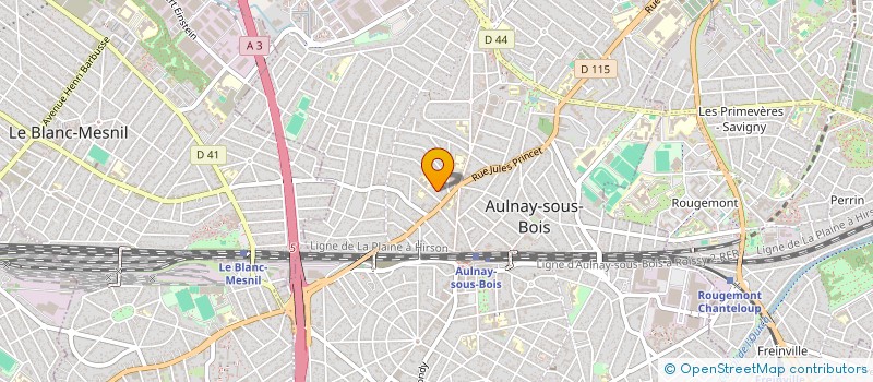 localisation de l'entreprise MADAME MARIE-CLAUDE MAIZEROI  AULNAY-SOUS-BOIS