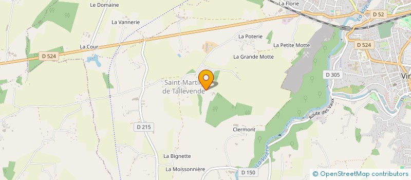 localisation de l'entreprise MADAME MARIE-CLAUDE MANCEL  VIRE-NORMANDIE