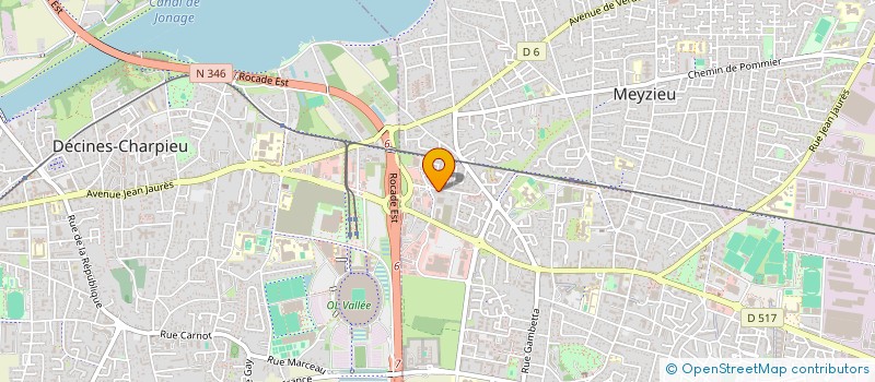 localisation de l'entreprise MADAME MARIE CLAUDE MARCOS  MEYZIEU