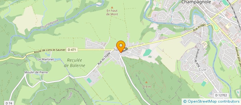 localisation de l'entreprise MADAME MARIE-CLAUDE MERMET  LOULLE