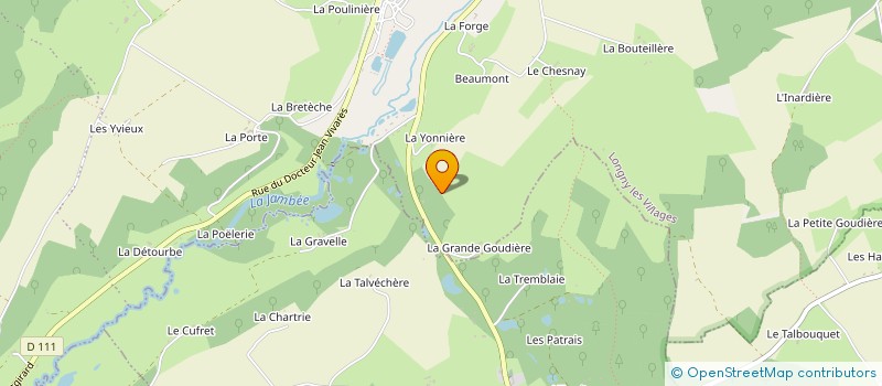 localisation de l'entreprise MADAME MARIE-CLAUDE MESNIL à LONGNY LES VILLAGES