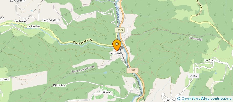 localisation de l'entreprise MADAME MARIE CLAUDE MEUNIER  CHAMELET