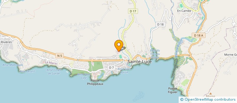 localisation de l'entreprise MADAME MARIE-CLAUDE MONLOUIS  SAINTE-LUCE