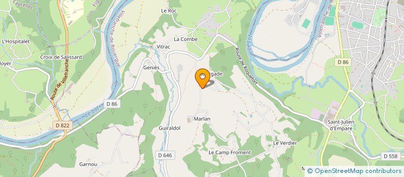 localisation de l'entreprise MADAME MARIE-CLAUDE MOUCHET à SONNAC
