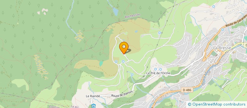 localisation de l'entreprise MADAME MARIE-CLAUDE MOUGEL  LA BRESSE