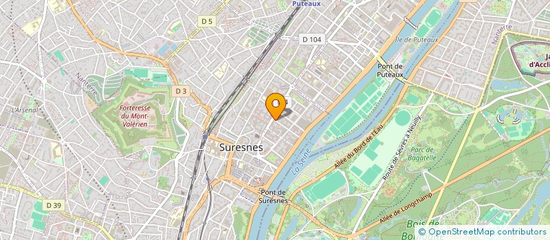 localisation de l'entreprise MADAME MARIE CLAUDE MOULONGO à SURESNES