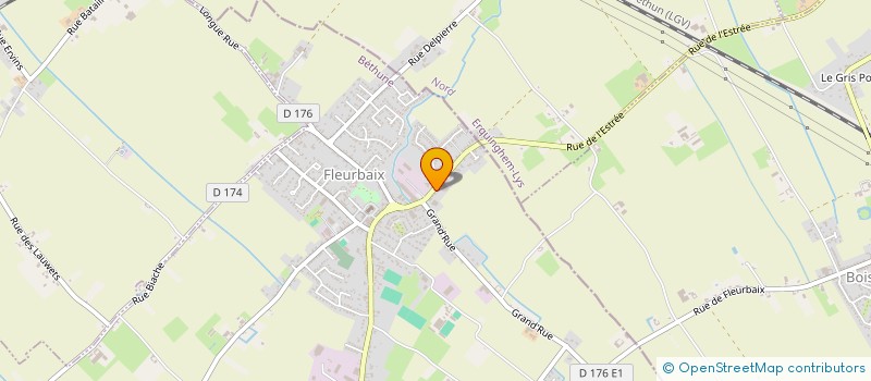 localisation de l'entreprise MADAME MARIE CLAUDE NAEYE  FLEURBAIX