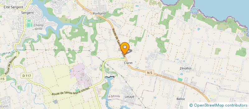 localisation de l'entreprise MADAME MARIE-CLAUDE NAGAPIN à LE MOULE