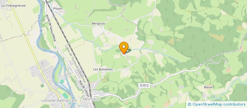 localisation de l'entreprise MADAME MARIE-CLAUDE NICOLAS  MESPLEDE