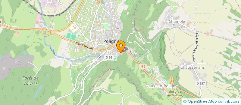 localisation de l'entreprise MADAME MARIE CLAUDE NOIR  POLIGNY