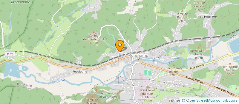 localisation de l'entreprise MADAME MARIE-CLAUDE OGOR  RONCHAMP