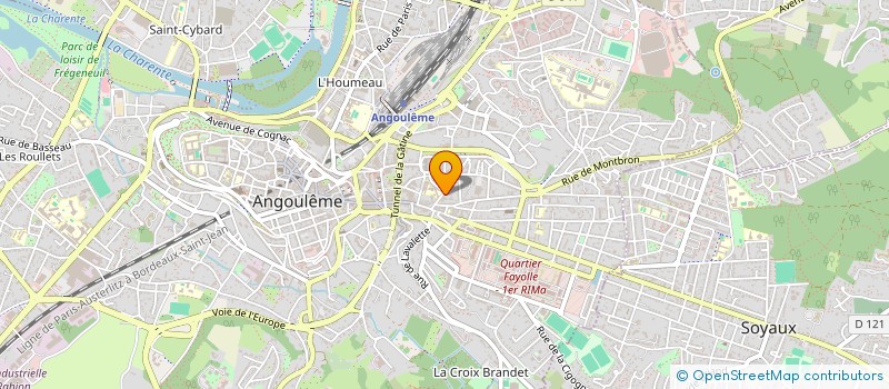 localisation de l'entreprise MADAME MARIE-CLAUDE PAGET à ANGOULEME