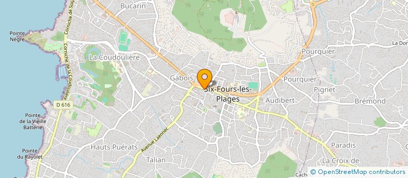 localisation de l'entreprise MADAME MARIE CLAUDE PARRINELLO à SIX-FOURS-LES-PLAGES