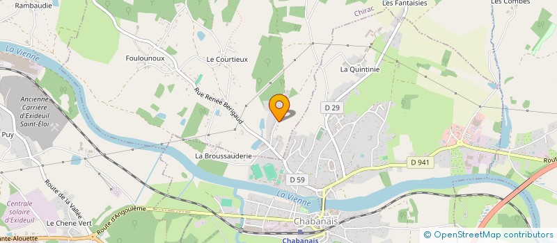 localisation de l'entreprise MADAME MARIE-CLAUDE PERISSE à CHIRAC