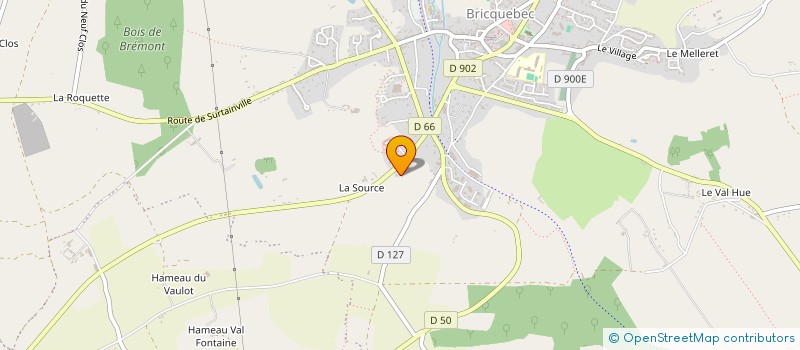 localisation de l'entreprise MADAME MARIE-CLAUDE PIEDAGNEL à BRICQUEBEC-EN-COTENTIN
