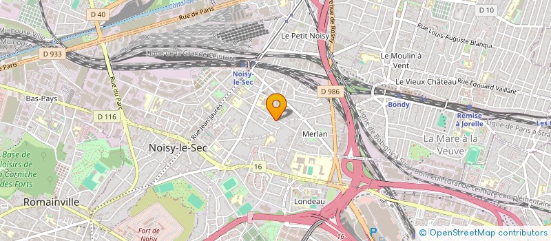 localisation de l'entreprise MADAME MARIE-CLAUDE PIETRAGALLA à NOISY-LE-SEC