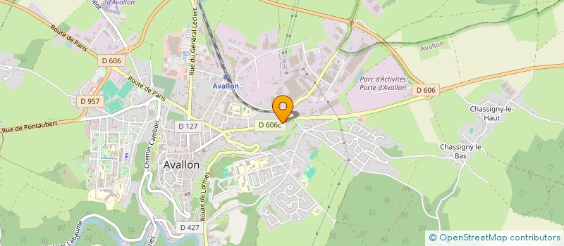 localisation de l'entreprise MADAME MARIE CLAUDE PLISSON à AVALLON