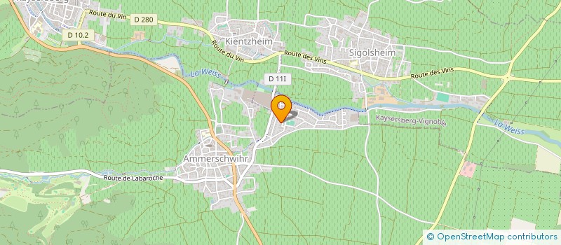 localisation de l'entreprise MADAME MARIE-CLAUDE PLOYARD  AMMERSCHWIHR