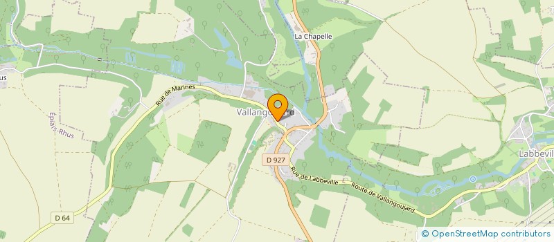 localisation de l'entreprise MADAME MARIE-CLAUDE PRINCIPAUD à VALLANGOUJARD