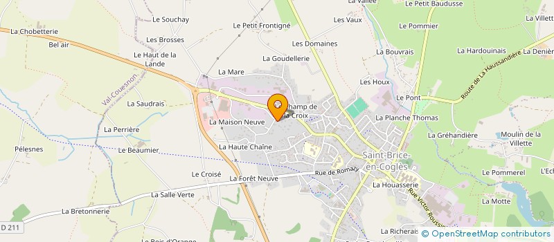 localisation de l'entreprise MADAME MARIE-CLAUDE PROD'HOMME  MAEN ROCH