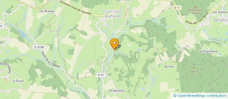 localisation de l'entreprise MADAME MARIE-CLAUDE PROST  MONTMELARD