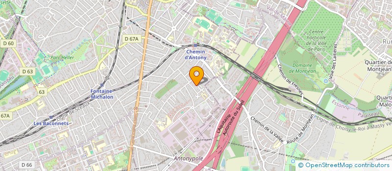 localisation de l'entreprise MADAME MARIE-CLAUDE QUIENE à ANTONY