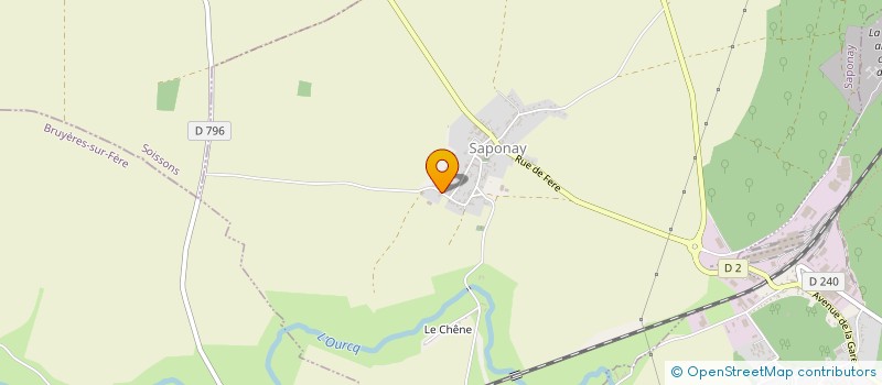 localisation de l'entreprise MADAME MARIE-CLAUDE RABELLE à SAPONAY