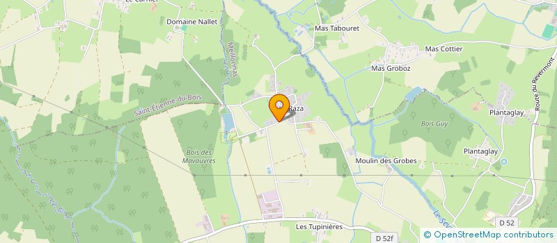 localisation de l'entreprise MADAME MARIE-CLAUDE RAGAZZI  MEILLONNAS