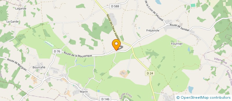 localisation de l'entreprise MADAME MARIE-CLAUDE RAMOND à SAINTE-CROIX