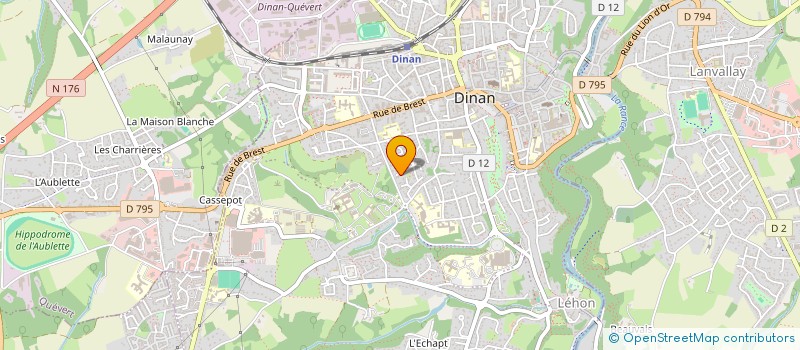 localisation de l'entreprise MADAME MARIE-CLAUDE RICHARD  DINAN