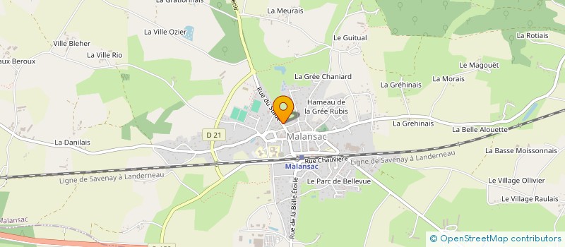 localisation de l'entreprise MADAME MARIE CLAUDE RICHARD  PEILLAC